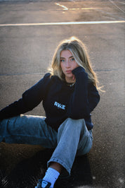 Hooded Sweat Aleks Svenska Blau RVKE
