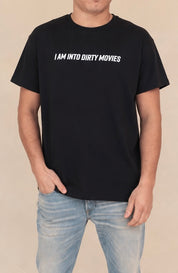 Rävke Tee heather black, I am into dirty movies