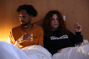 Rävke Sweat black, Cheap hotel adventures
