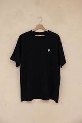Rävke logo Tee Zwart, logo gris