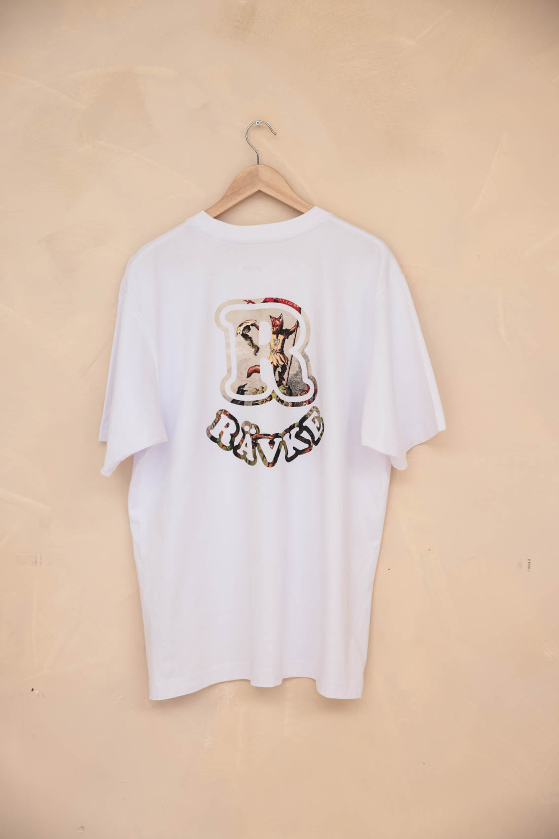 Rävke logo Tee white, Knight Fox