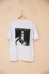 Rävke Tee white, We are all animals