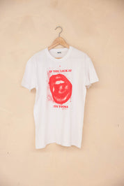 Rävke Tee white, If you lick it its yours
