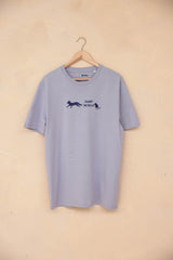 Rävke logo Tee purple, Change the rules