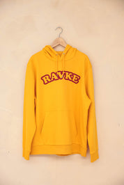 Rävke hooded sweat yellow, RÄVKE college