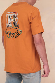 Rävke logo Tee Orange, Knight Fox