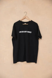 Rävke Tee heather black, I am into dirty movies