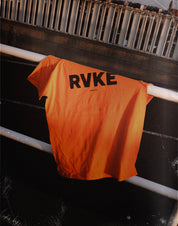 Rävke logo Tee Orange,  Rvke graphic