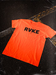 Rävke logo Tee Orange,  Rvke graphic