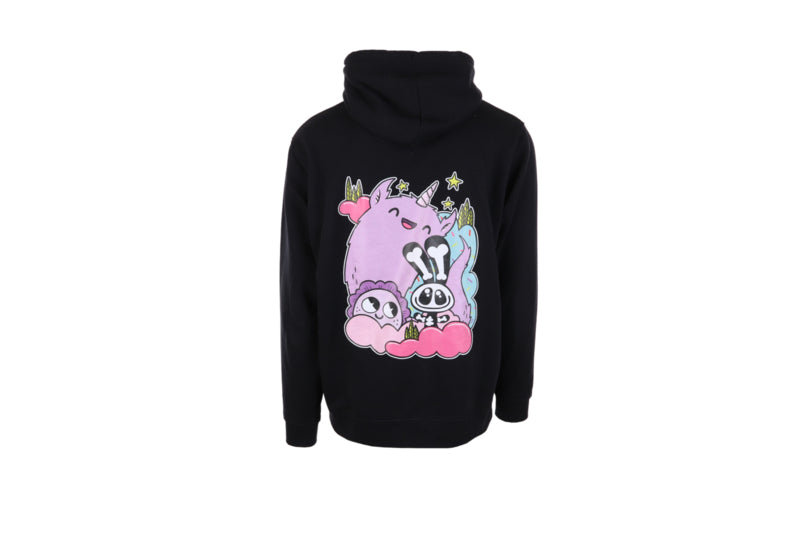 Limited Edition, Hooded Sweat Kids Svenska Black, Rävke vs DooD Konijn