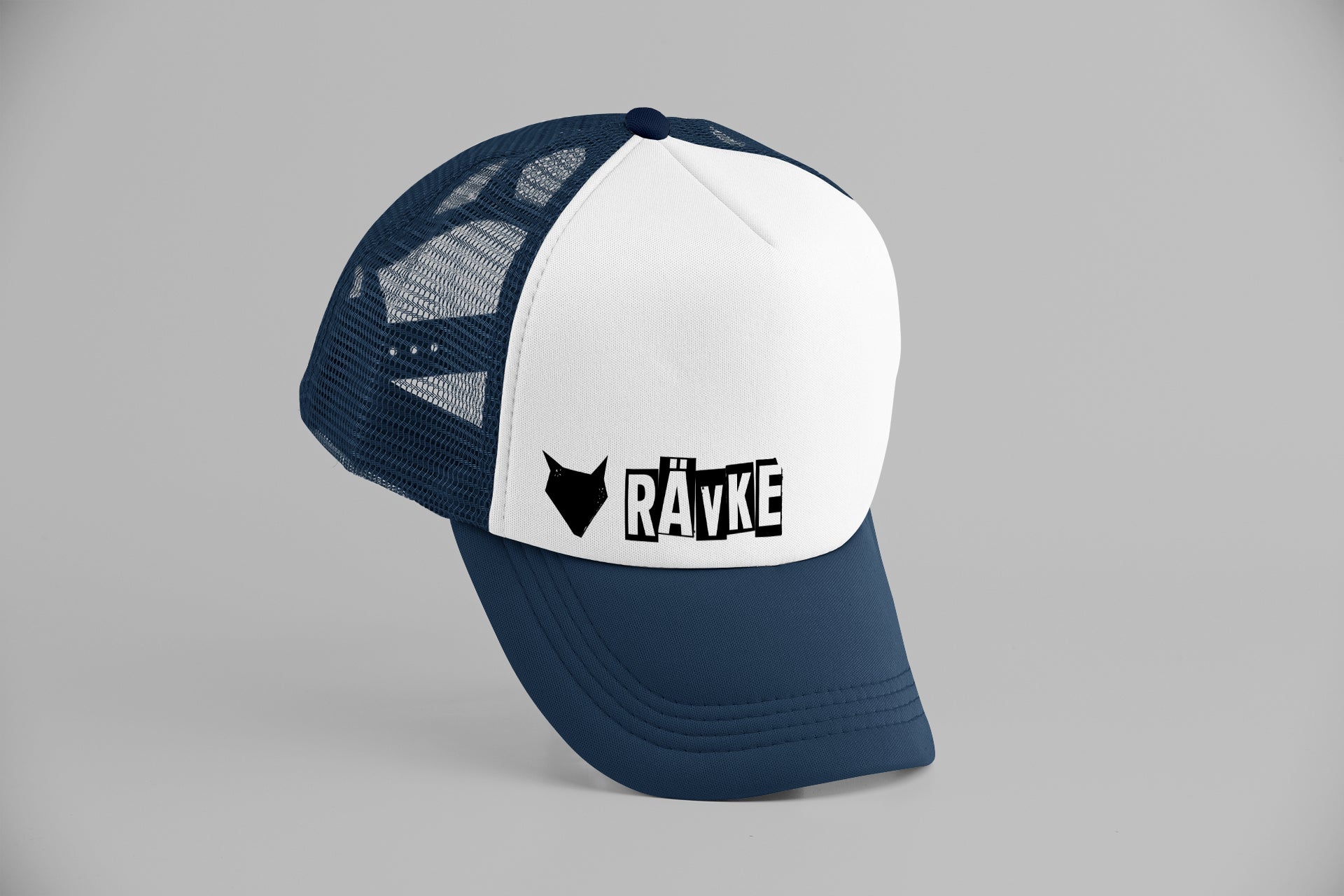 Trucker Cap Navy, Logo