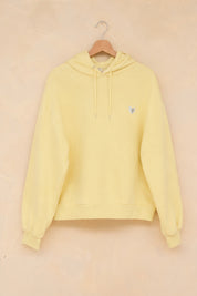 Rävke hooded sweat yellow LADIES, RÄVKE logo - The Originals