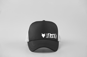 Trucker Cap Double Black, Logo